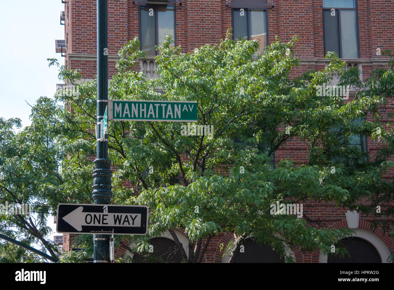 Les rues de Harlem, New York, USA Banque D'Images