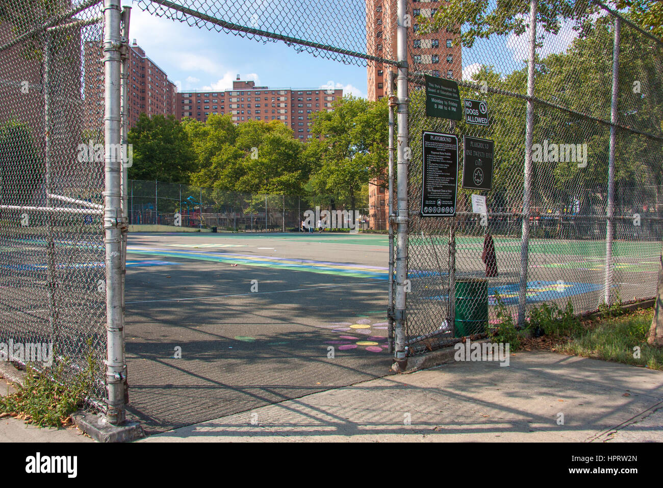 Les rues de Harlem, New York, USA Banque D'Images