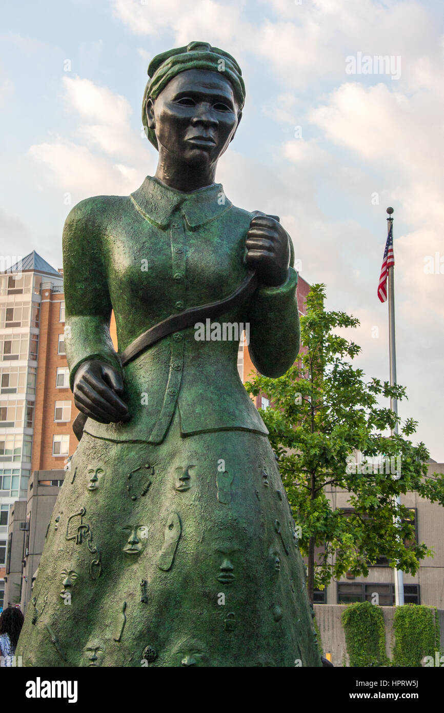 Statue de Harriet Tubman à Harlem Banque D'Images