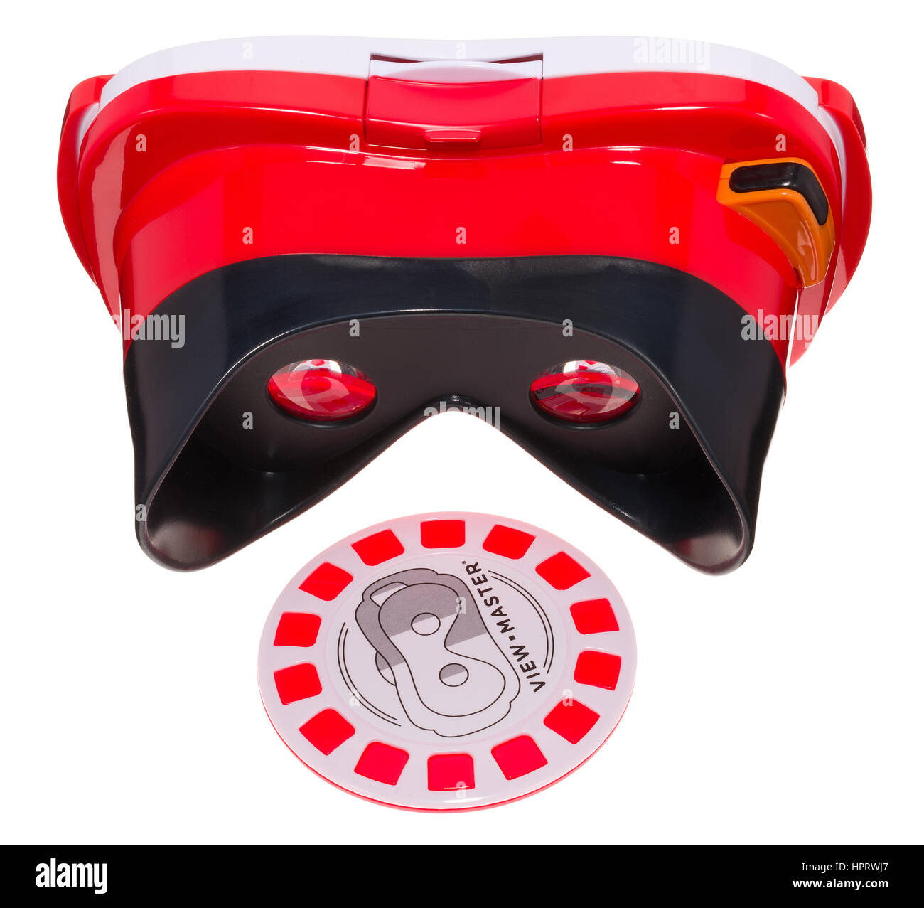 Découper d'une visionneuse viewmaster. La réalité virtuelle. Banque D'Images