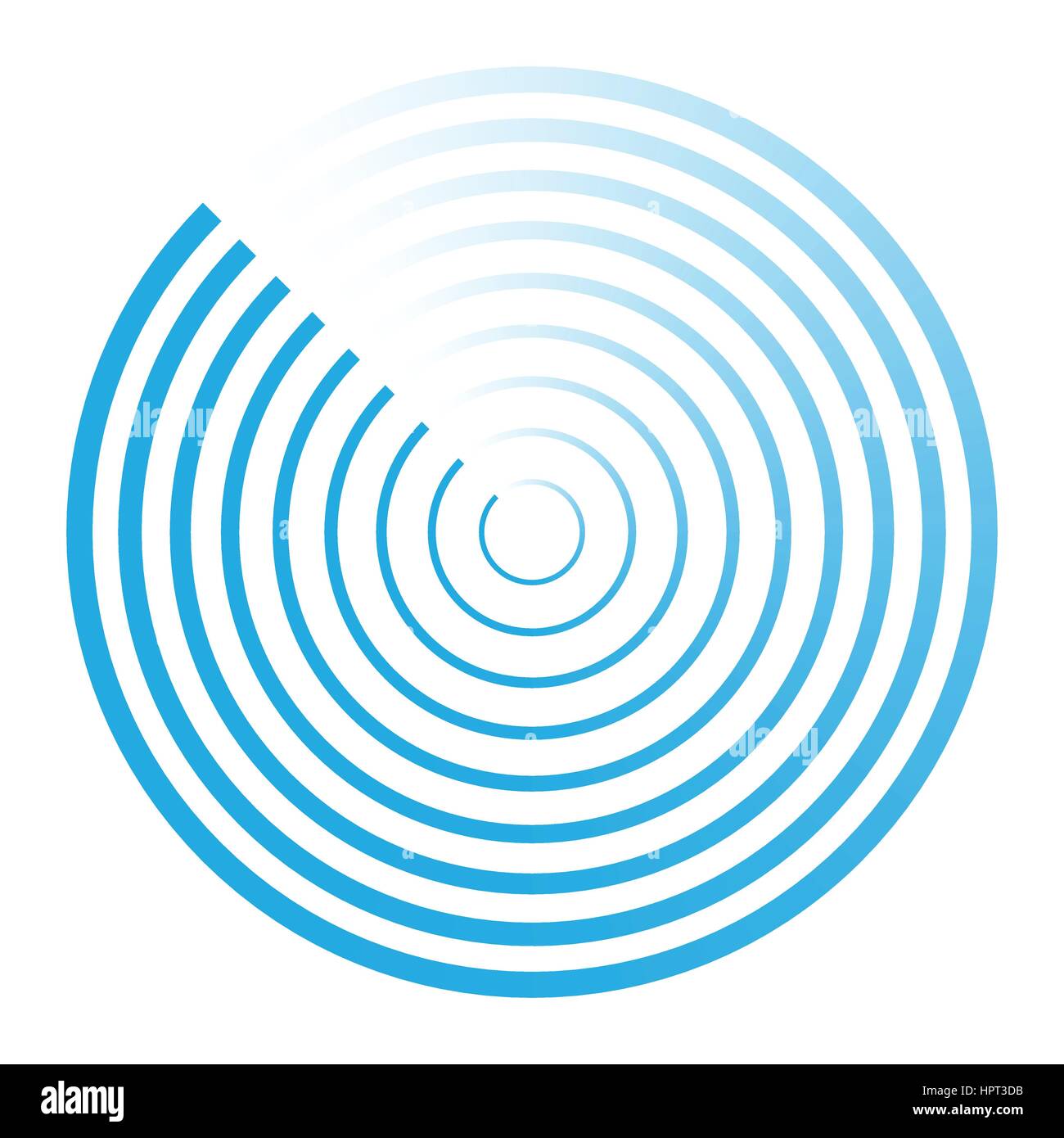 Résumé symbole icône radar vector illustration Illustration de Vecteur