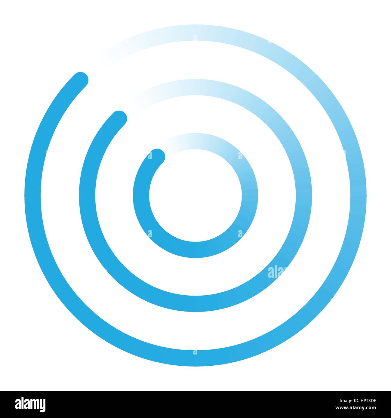 Résumé symbole icône radar vector illustration Illustration de Vecteur