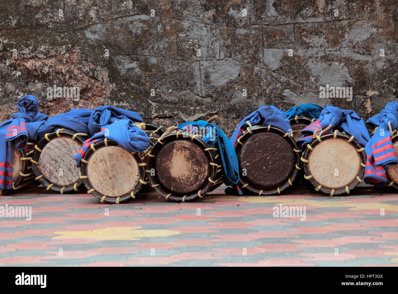 Les joueurs de tambour Banque D'Images