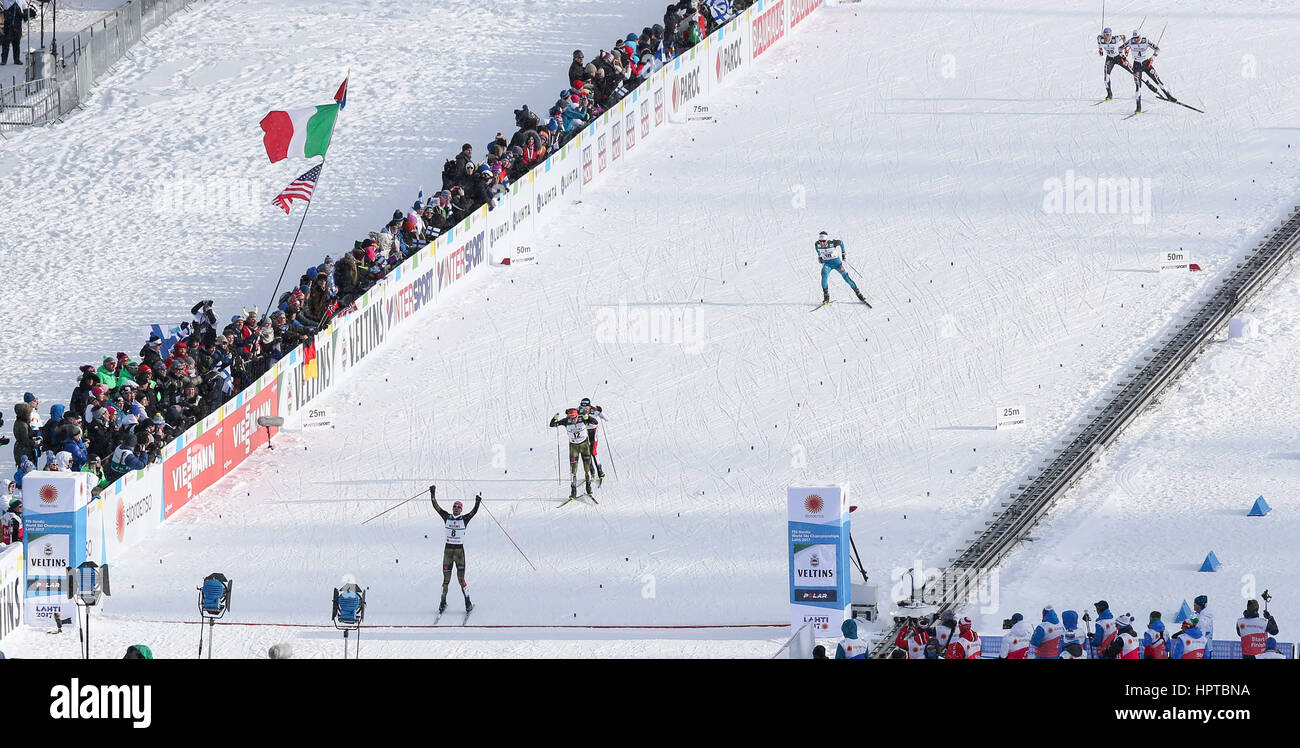 Lahti, Finlande. Feb 24, 2017. 24.02.2017 Lahti Bjoern Kircheisen (GER), Championnats du Monde de ski nordique, le combiné nordique, Photo : Cronos/Diener Crédit : Cronos Foto/Alamy Live News Banque D'Images