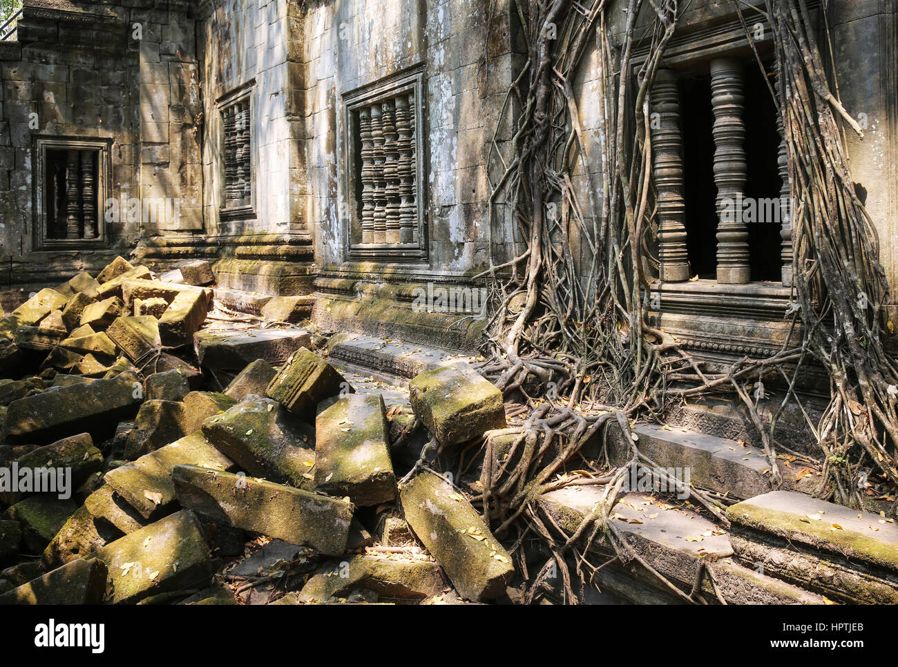 Cambodge, Angkor, Beng Mealea Temple Banque D'Images