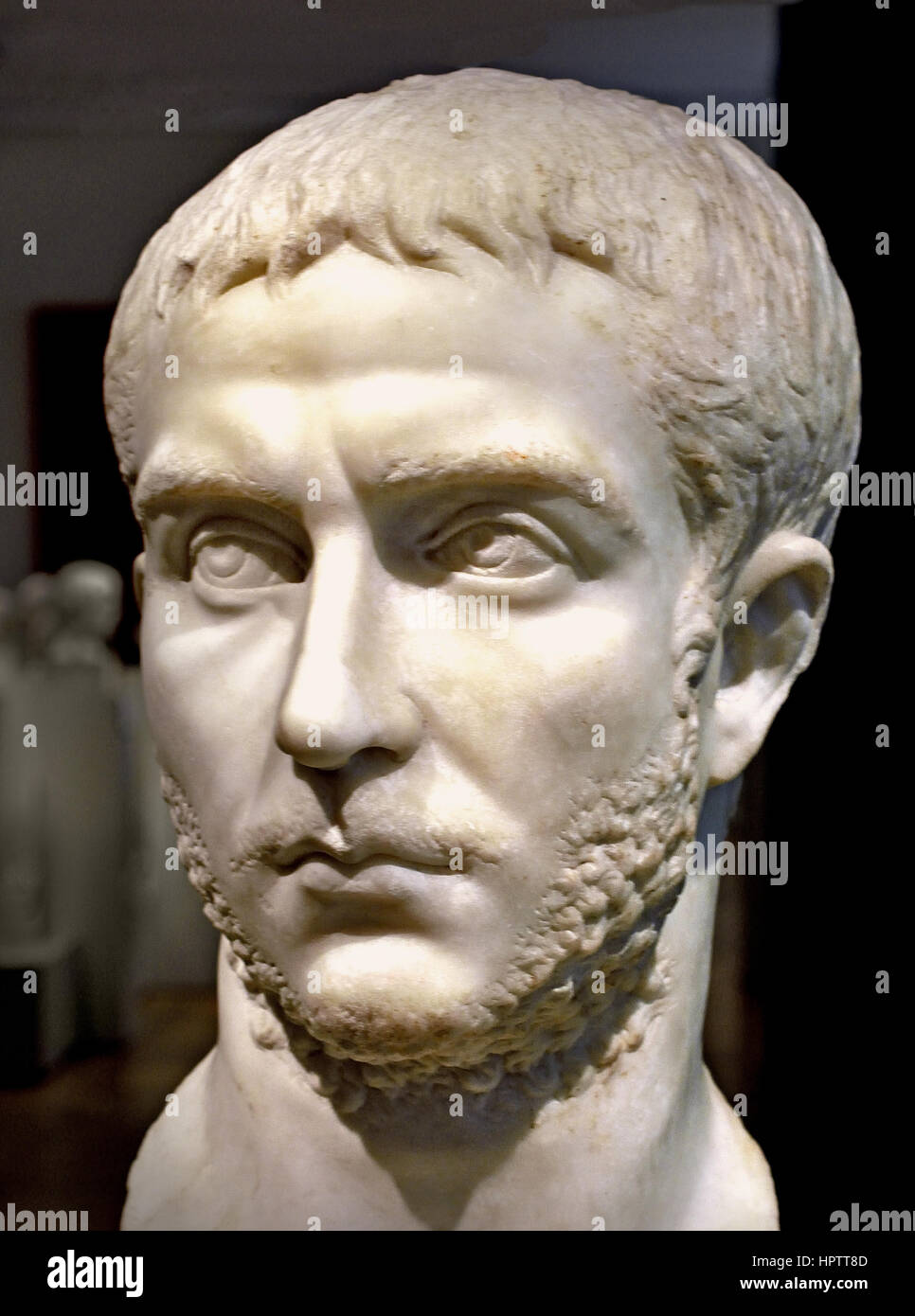 L'empereur Gallien 253 - 260 ANNONCE Gallien - Publius Licinius Egnatius Gallienus Augustus 218 AD 268 - empereur romain avec son père Valérien de 253 à 260 et moins de 260 à 268. Il a régné pendant la crise du troisième siècle . Rome Italie Banque D'Images