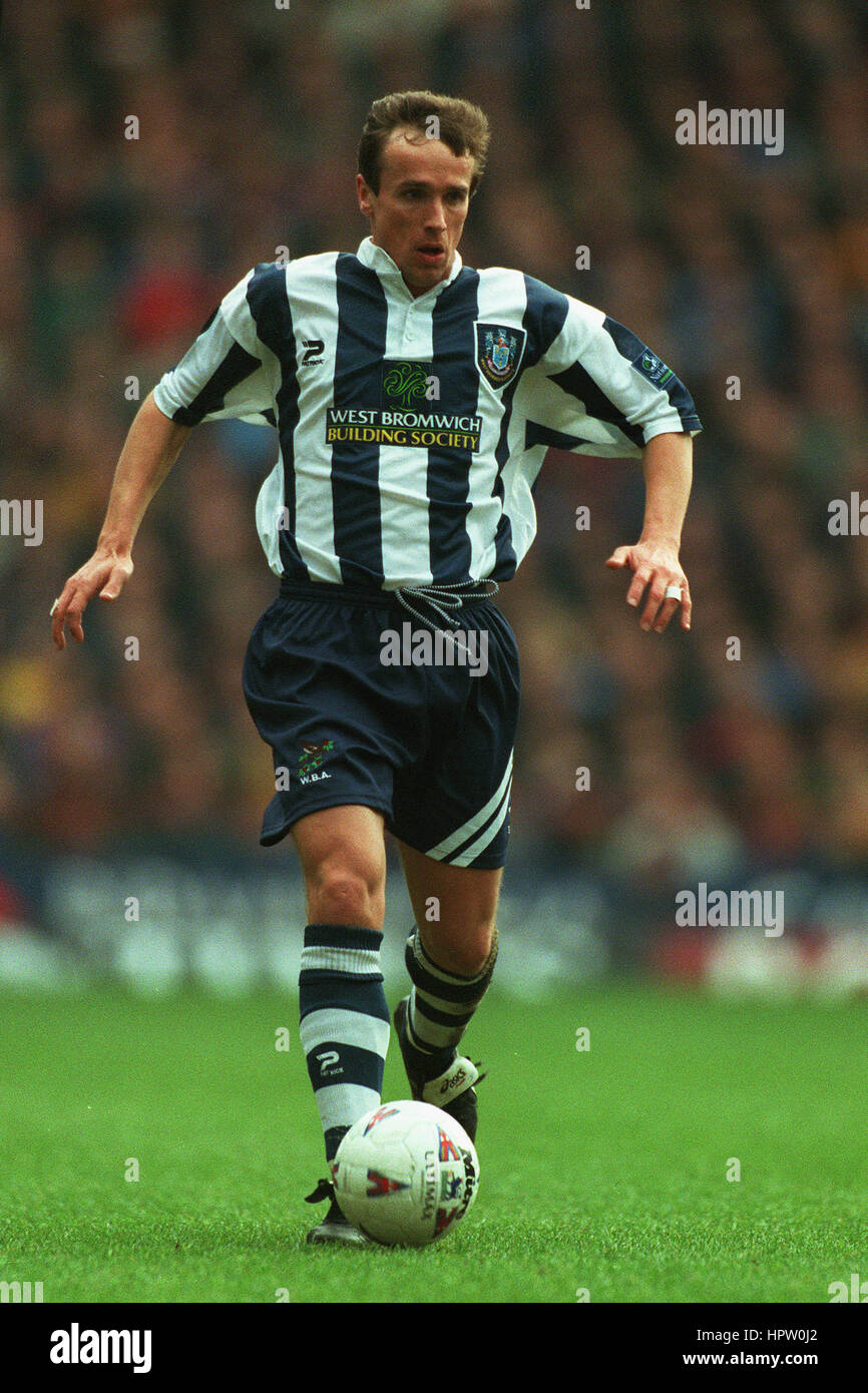PAUL HOLMES West Bromwich Albion 03 Février 1998 Banque D'Images