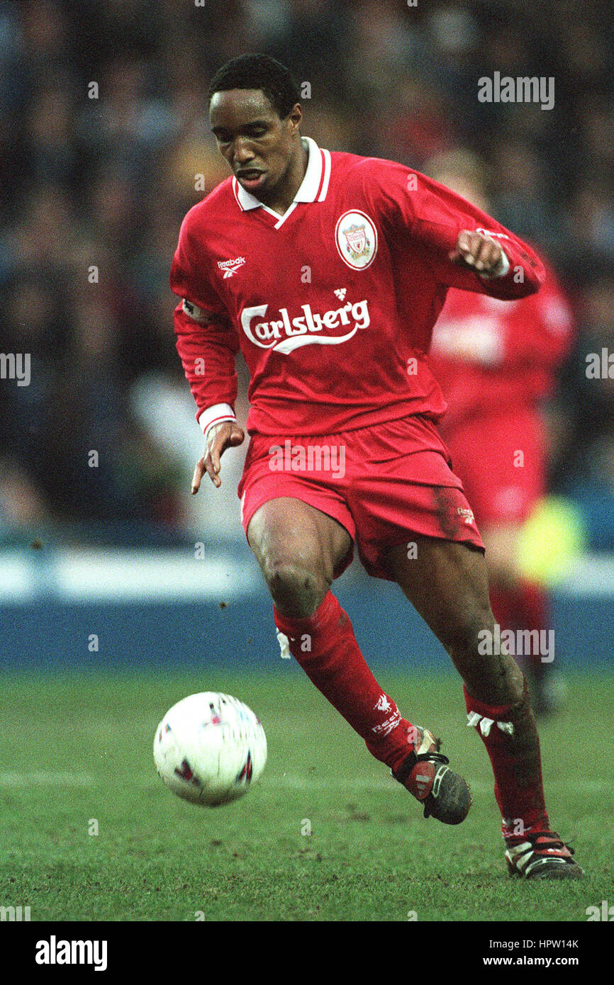 PAUL INCE LIVERPOOL FC 16 février 1998 Banque D'Images