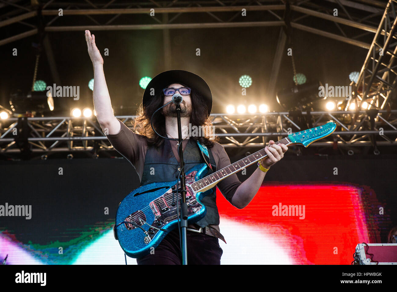 Sean Lennon - GOASTT - spectacle en direct au Liverpool Sound Festival de la ville Mai 2015 Banque D'Images