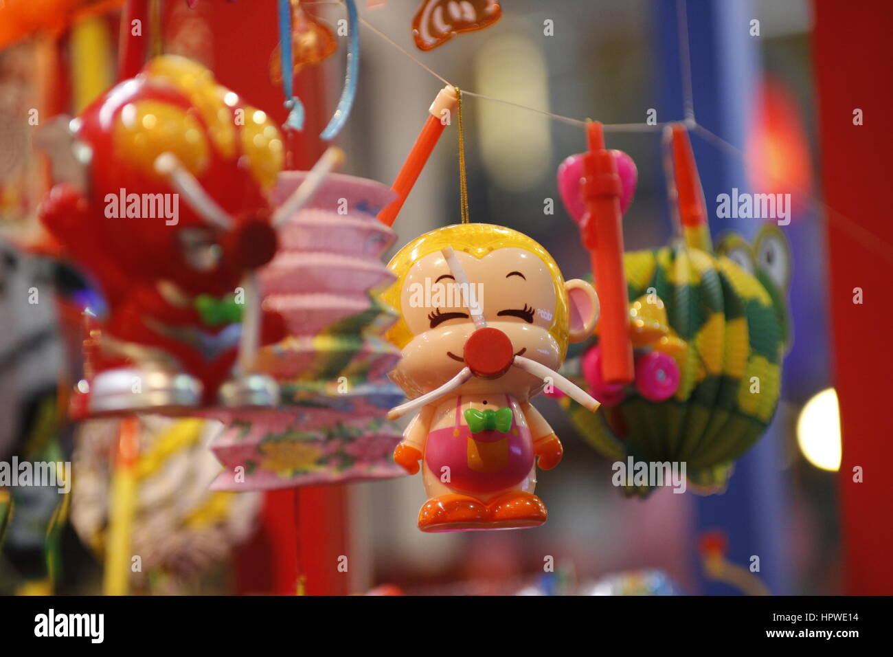 Lanternes de jouets pour le milieu de l'automne festival Banque D'Images