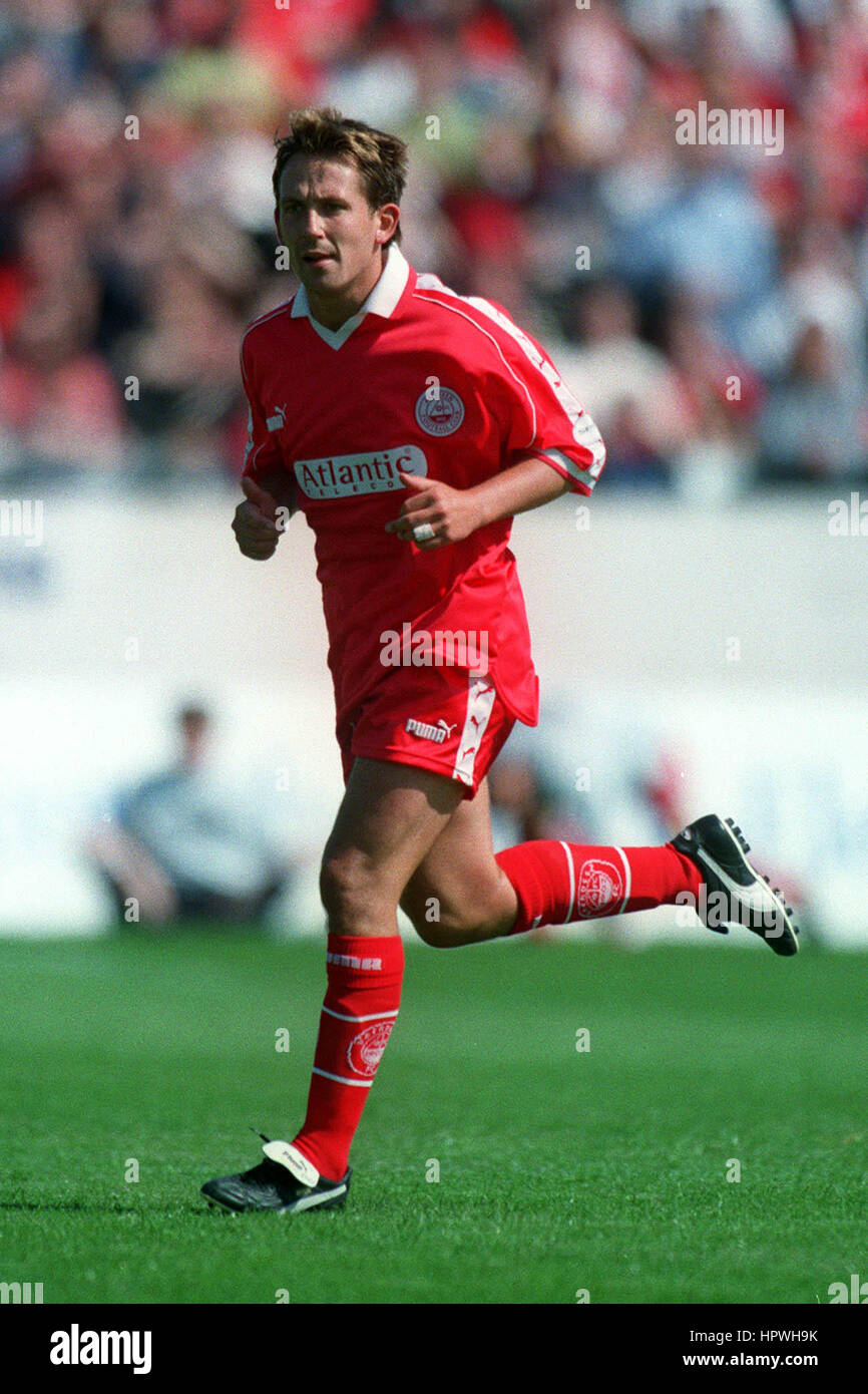 BILLY DODDS ABERDEEN FC 03 Août 1998 Banque D'Images