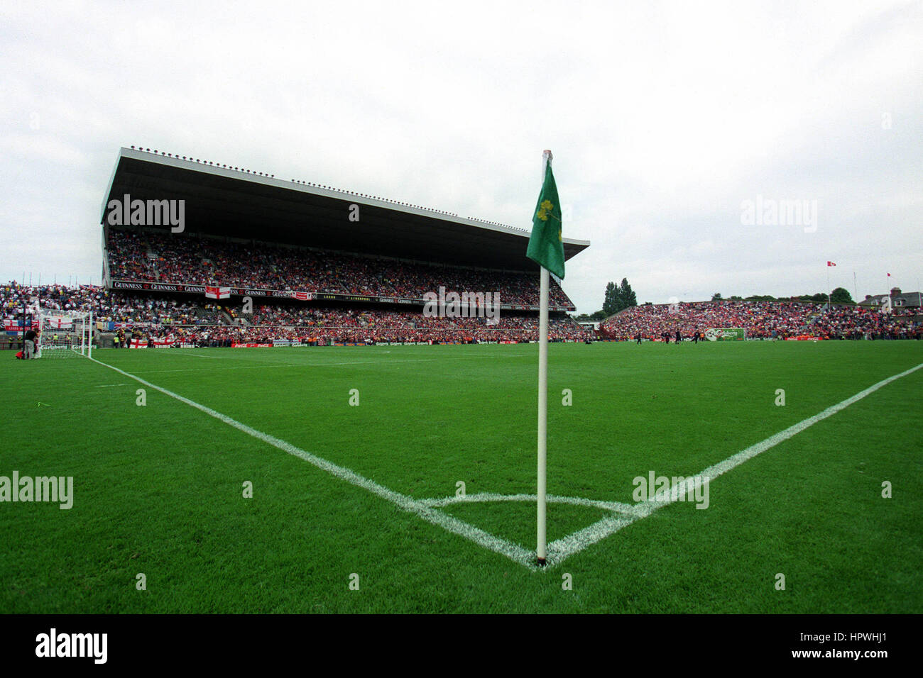 LANDSDOWNE ROAD TERRAIN DE FOOTBALL 03 Août 1998 Banque D'Images