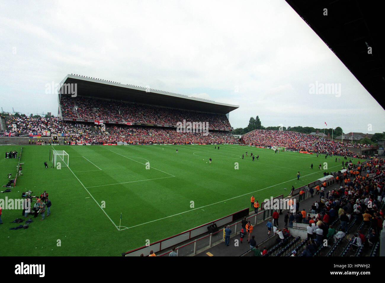 LANDSDOWNE ROAD TERRAIN DE FOOTBALL 03 Août 1998 Banque D'Images