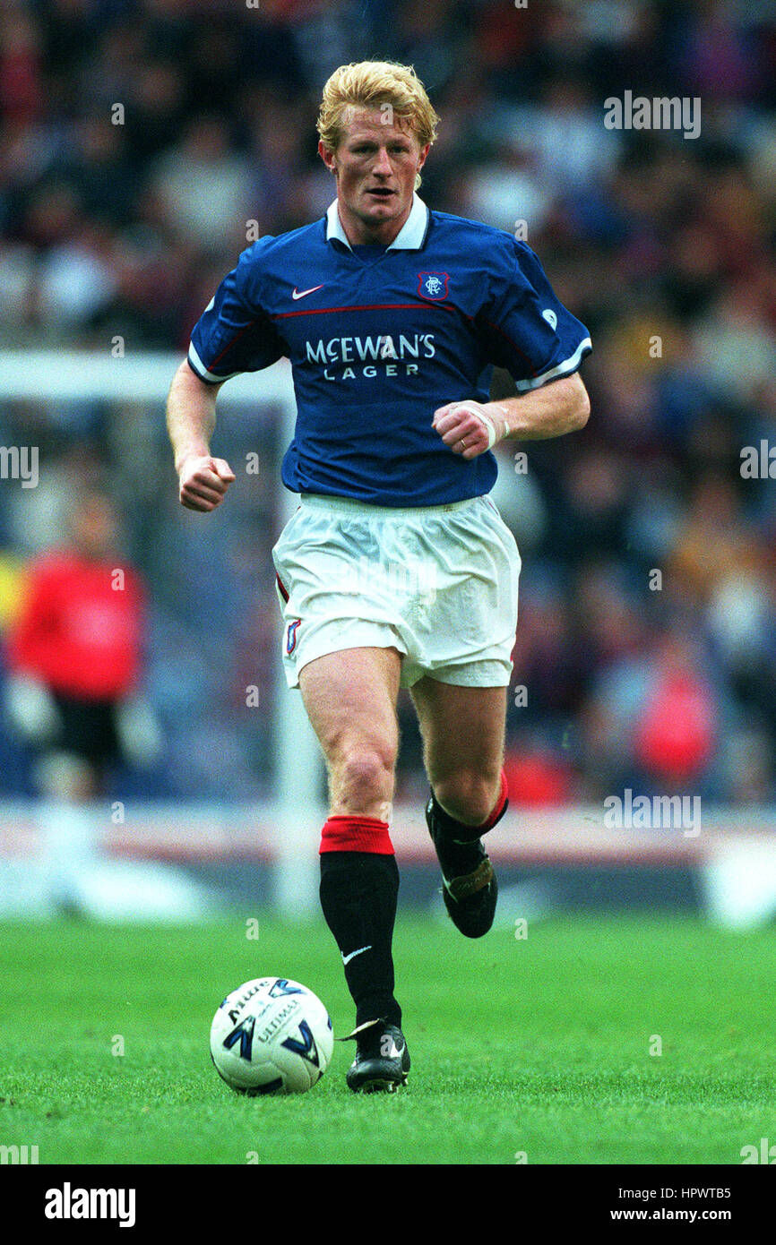 COLIN HENDRY Glasgow Rangers FC 18 Octobre 1998 Banque D'Images
