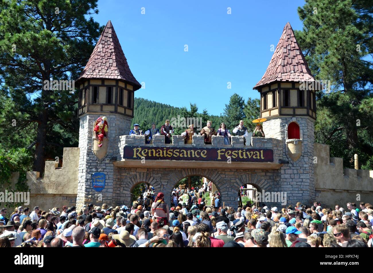 Renaissance festival Banque D'Images