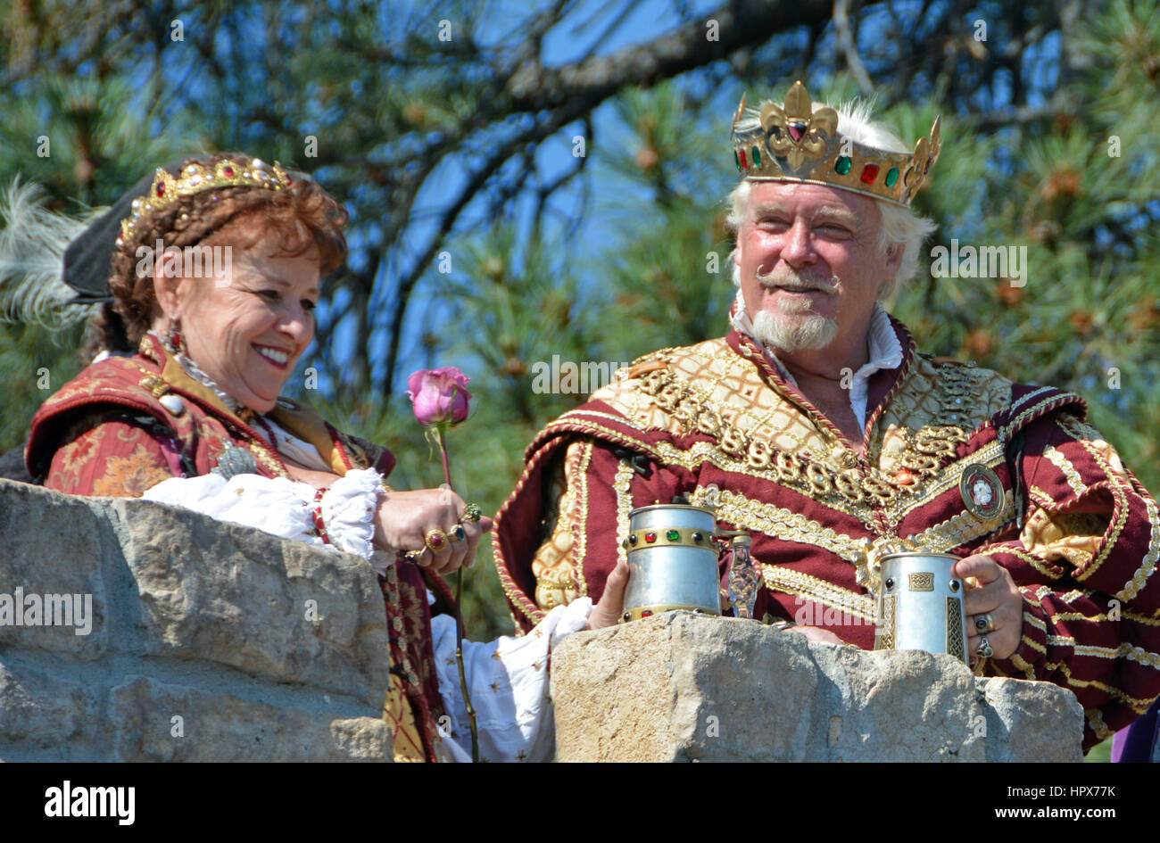 Renaissance festival Banque D'Images