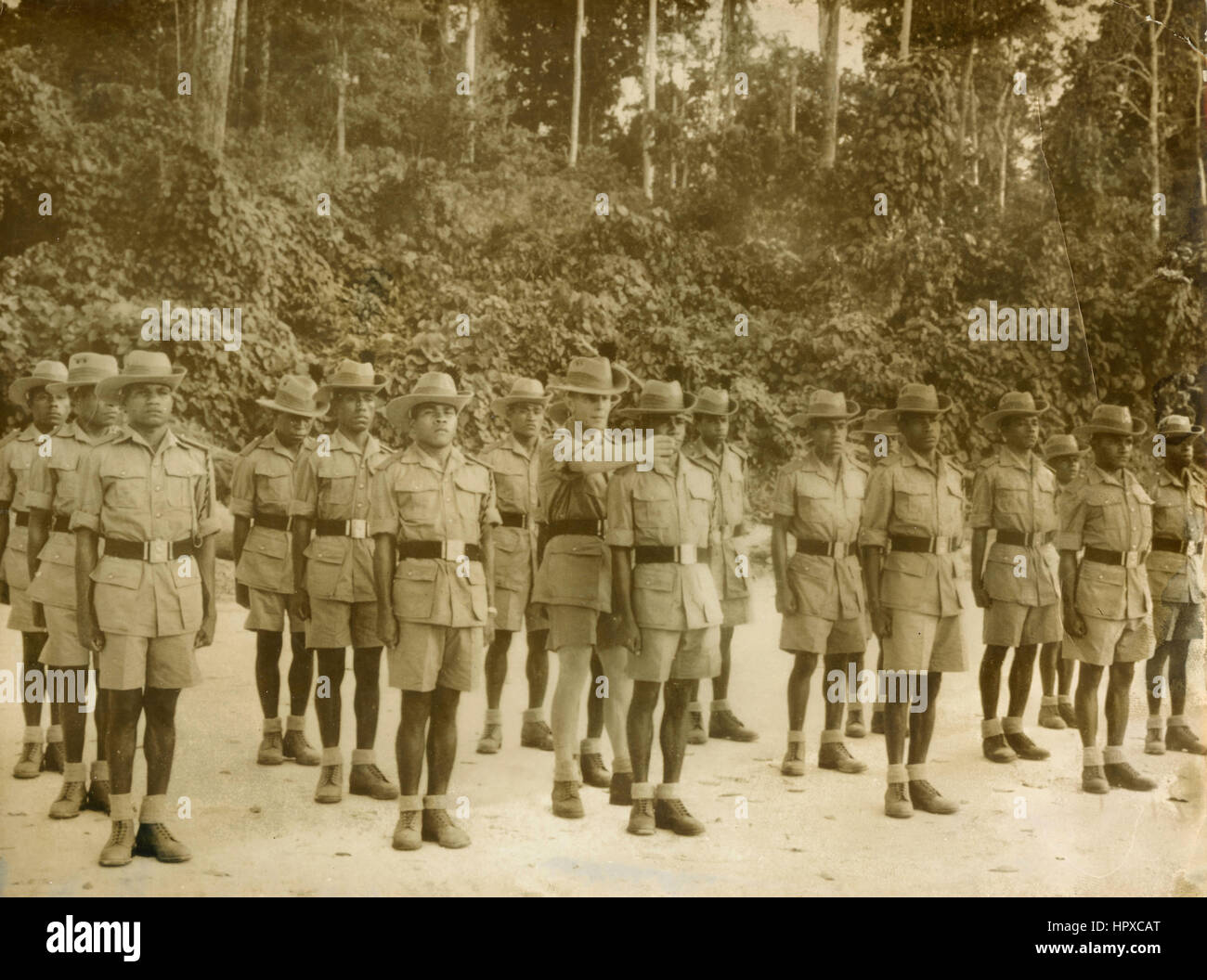 La formation de forces militaires Gurkha Banque D'Images