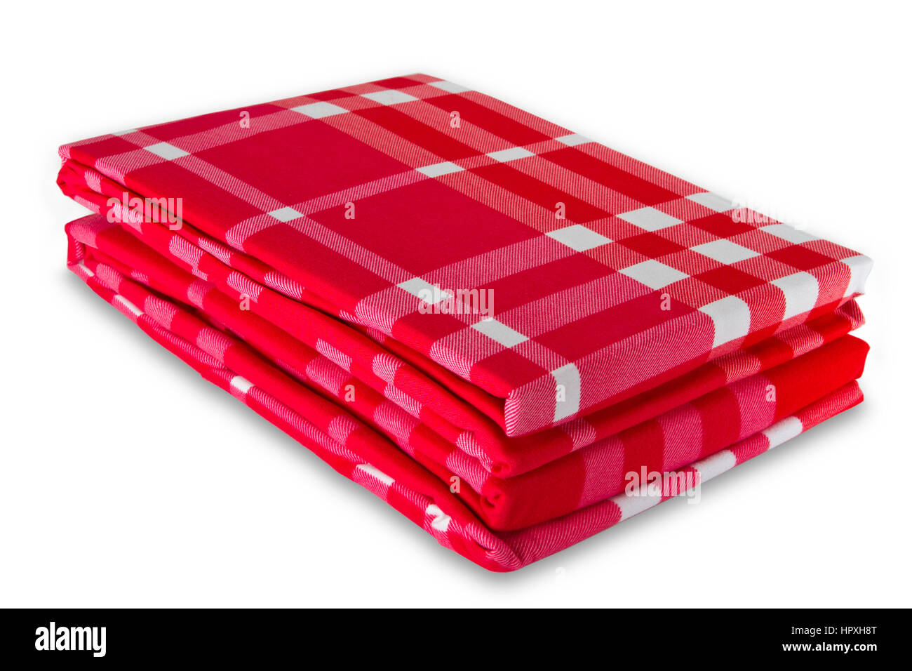 Le linge de lit with clipping path isolé sur fond blanc Banque D'Images