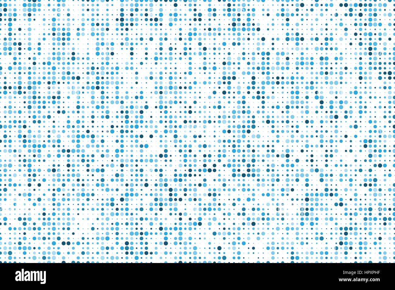 Demi-teinte bleu motif pointillé comme arrière-plan. Points de trame grunge texture vecteur pour votre conception Illustration de Vecteur