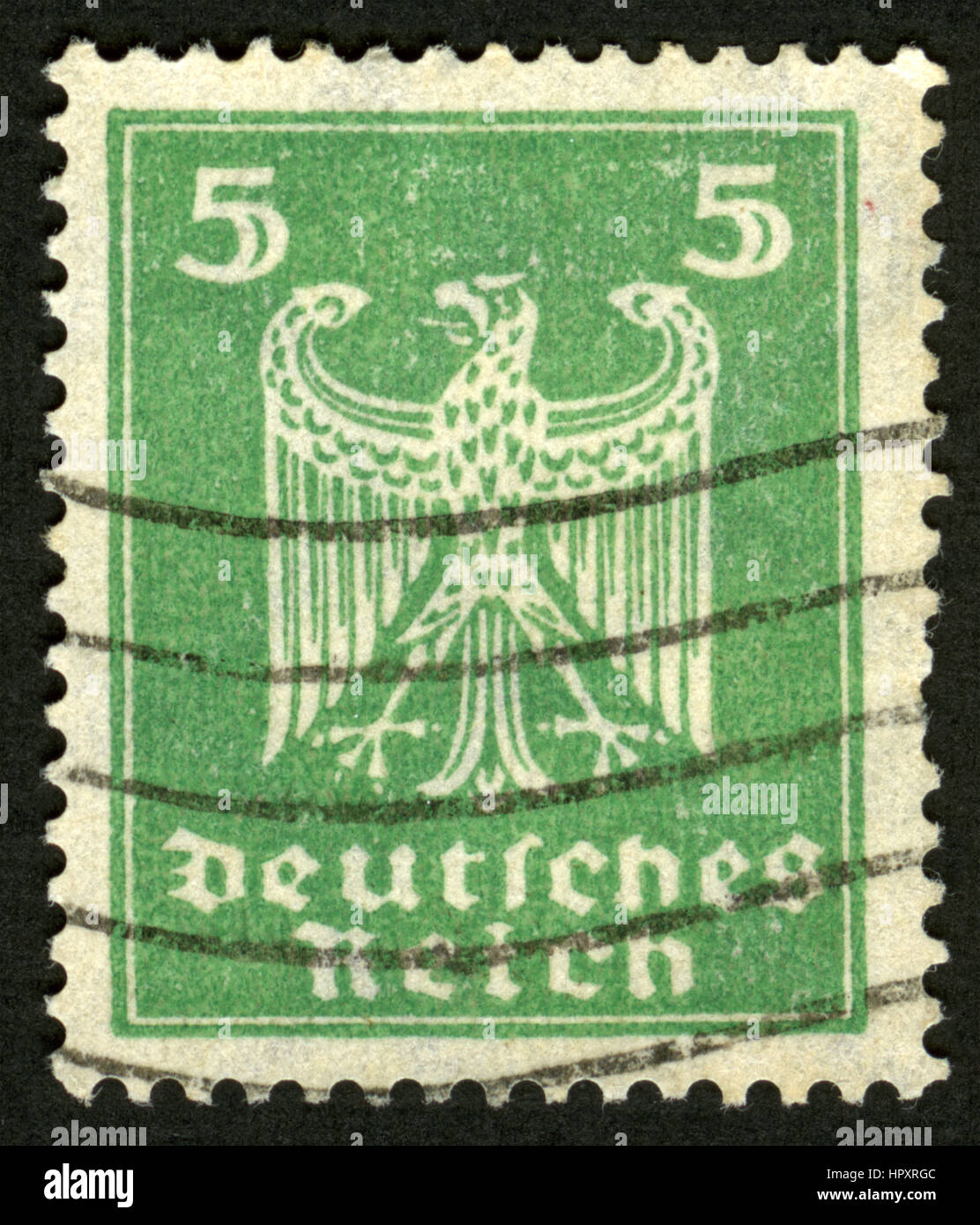 Timbre-poste : Allemagne, suis Post, mark post, timbre, timbres, 1924 Banque D'Images