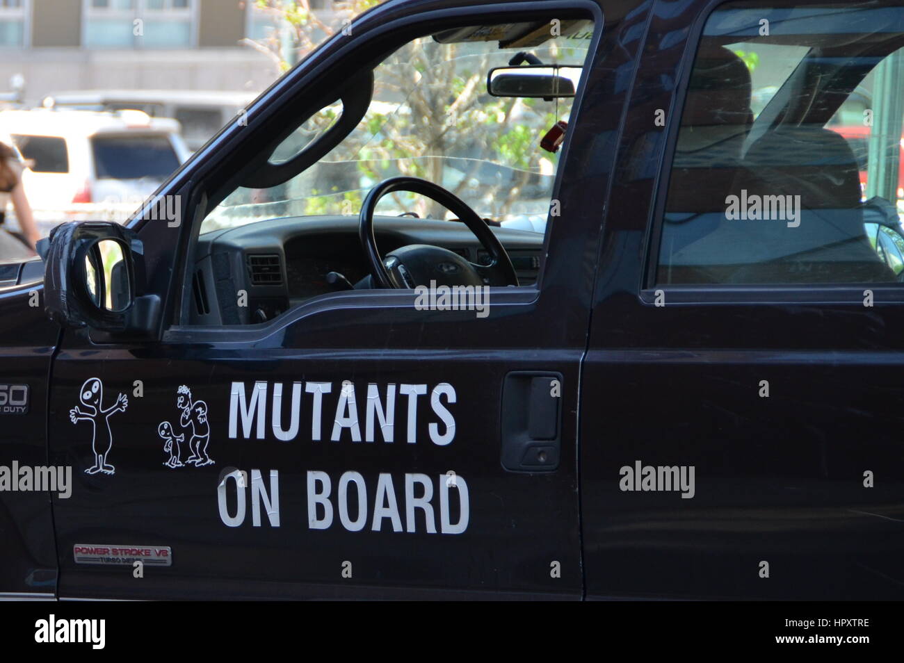Conseil sur les mutants sign Banque D'Images