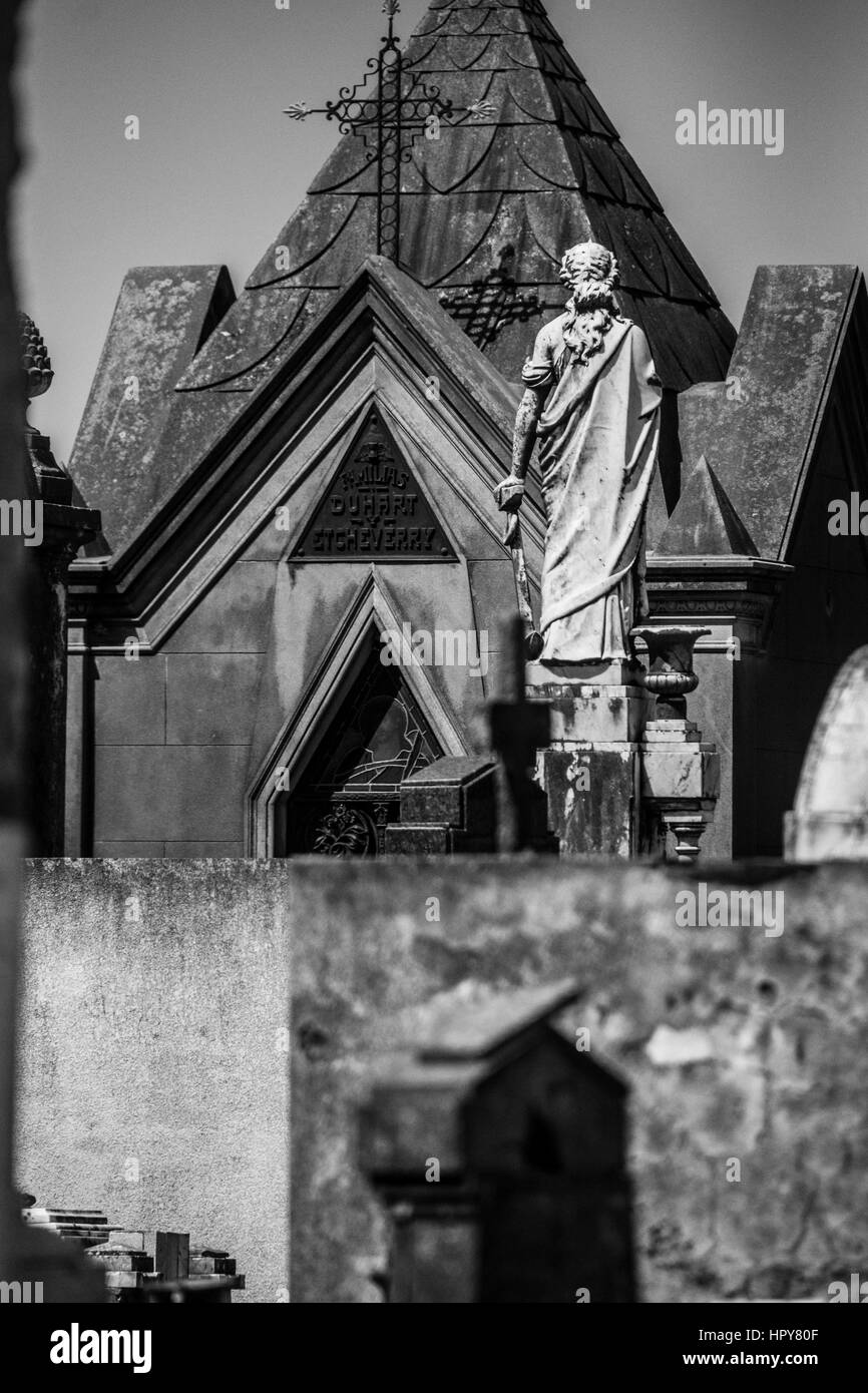 Cimetière Guamini, Buenos Aires, Argentine Banque D'Images