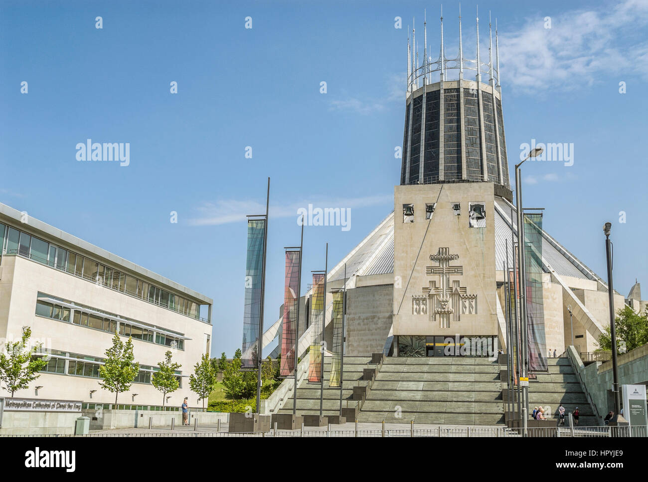 Liverpool Metropolitan Cathedral of Christ le Roi est une cathédrale catholique romaine de Liverpool, Merseyside, Angleterre Banque D'Images