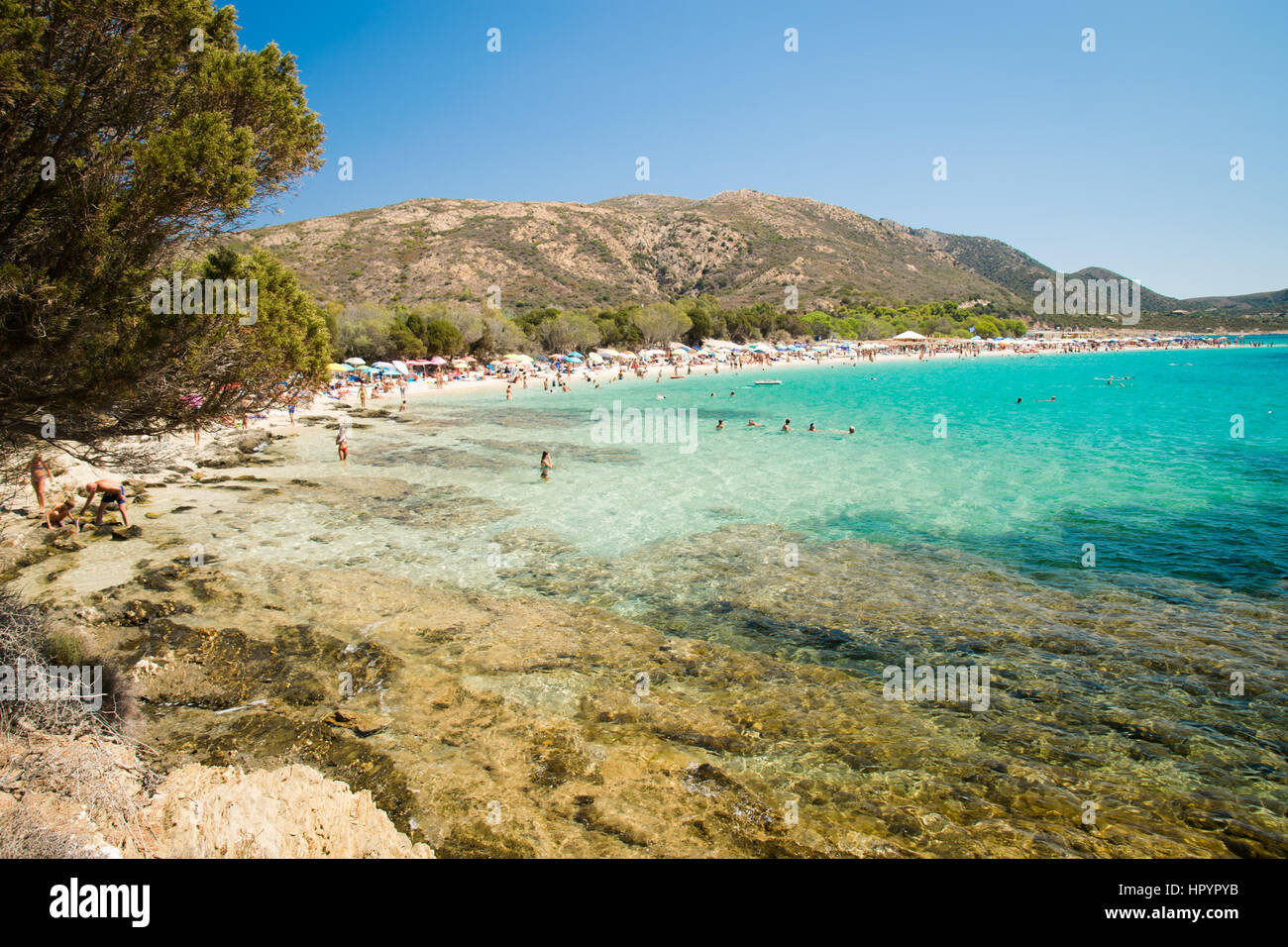 Tuerredda Est Considérée Comme Une Des Plus Belles Plages De