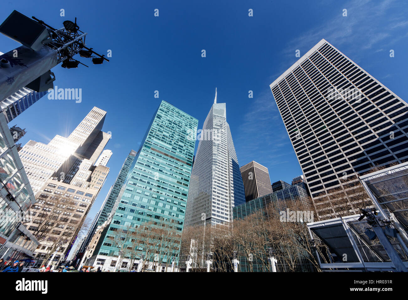 Bryant Park, New York, 10018, EE. UU. Banque D'Images