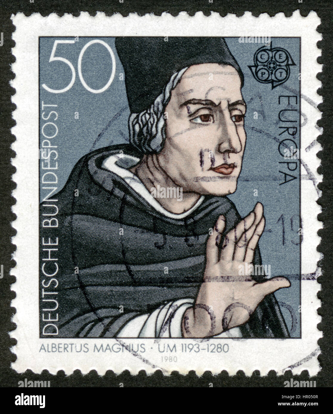 Allemagne timbres, Albertus Magllus Banque D'Images
