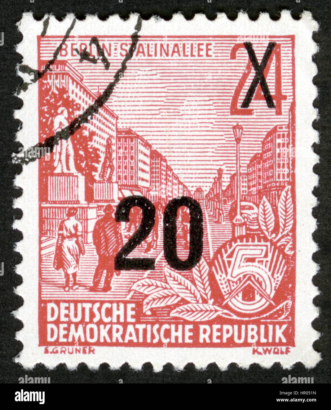 Timbres-poste,Allemagne, mark, timbre, timbres, Banque D'Images