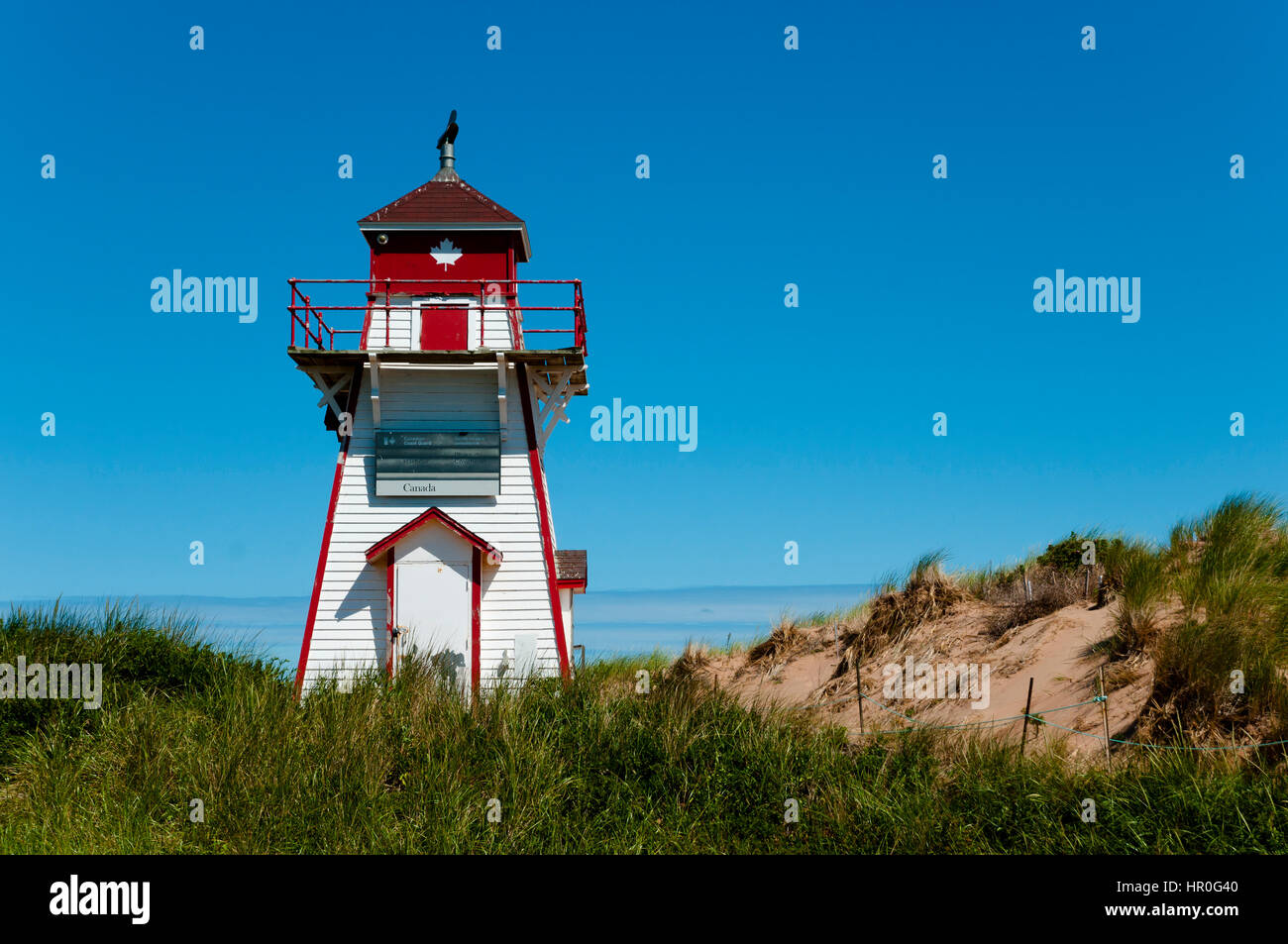 Phare de Covehead Harbour - Prince Edward Island - Canada Banque D'Images