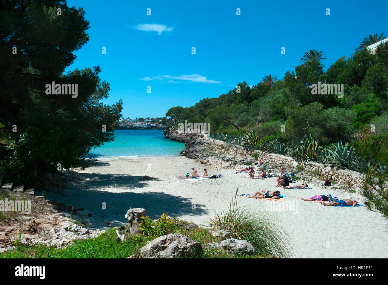 Cala Serena, Cala D'Or, Majorque, Baleares, Espagne Banque D'Images