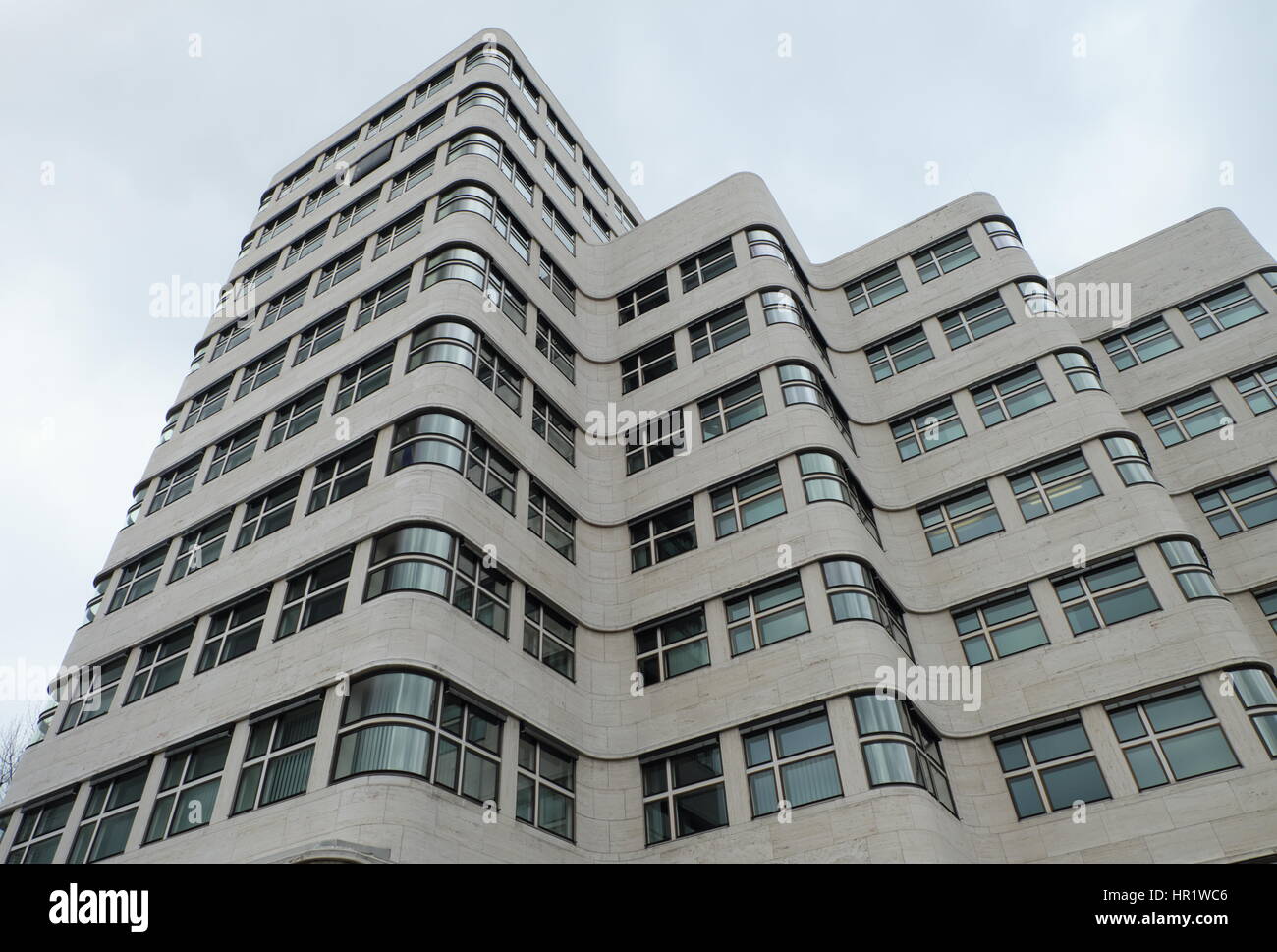 Haus Shell, shell Building, Berlin, le modernisme classique, design 1929, l'architecte Emil Fahrenkamp, Emil, et a effectué des travaux de 1932. Banque D'Images