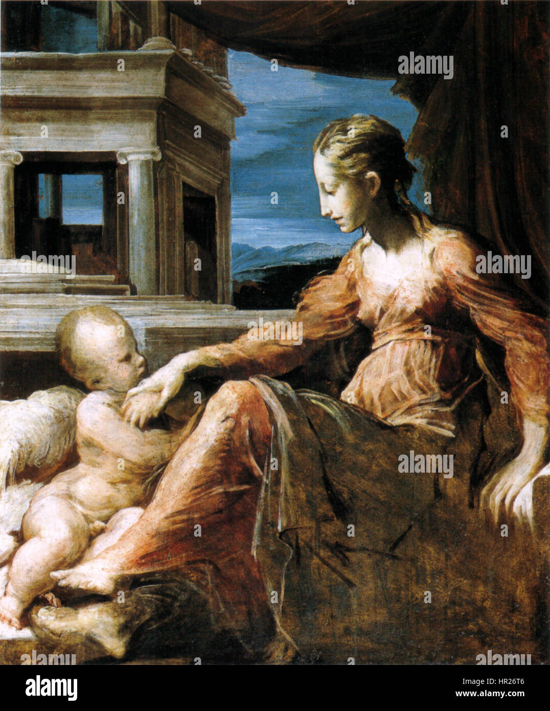 Parmigianino, Madonna col bambino galeries courtauld Banque D'Images