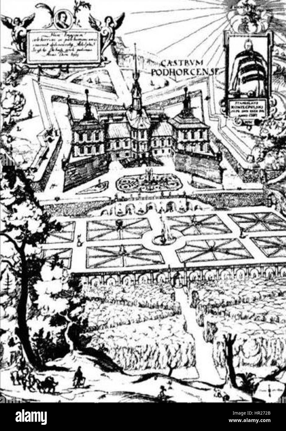 Podhorce w XVII wieku Banque D'Images