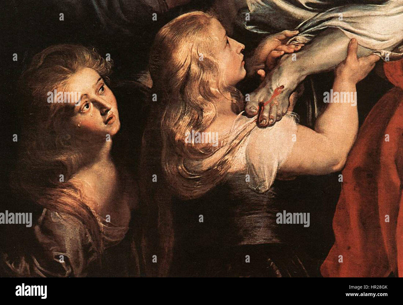 Peter Paul Rubens - Descente de croix - WGA20218 Banque D'Images