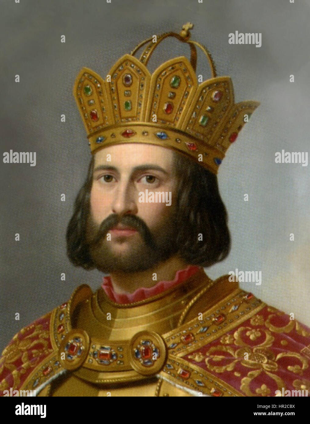 Otton IV d'Allemagne était un empereur romain germanique, connu pour ses réalisations politiques et militaires au début du XIIIe siècle. Son règne a marqué des moments importants de l'histoire médiévale européenne. Banque D'Images