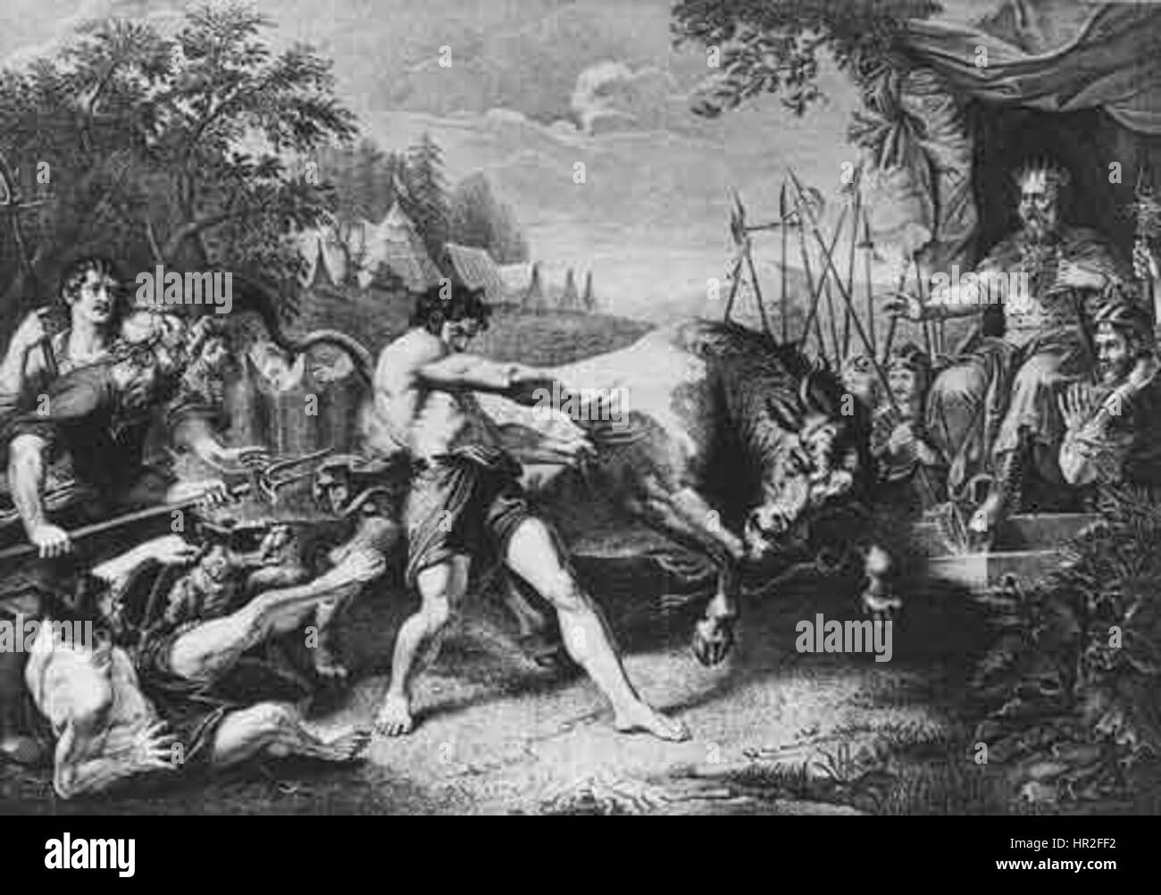 Pozhalostin Usmar est une œuvre reflétant les traditions artistiques d'Europe de l'est ou de Russie, présentant des caractéristiques distinctes comme des portraits solennels et des thèmes de la misère ou de la tristesse. La pièce se concentre sur la profondeur émotionnelle et la représentation du personnage. Banque D'Images