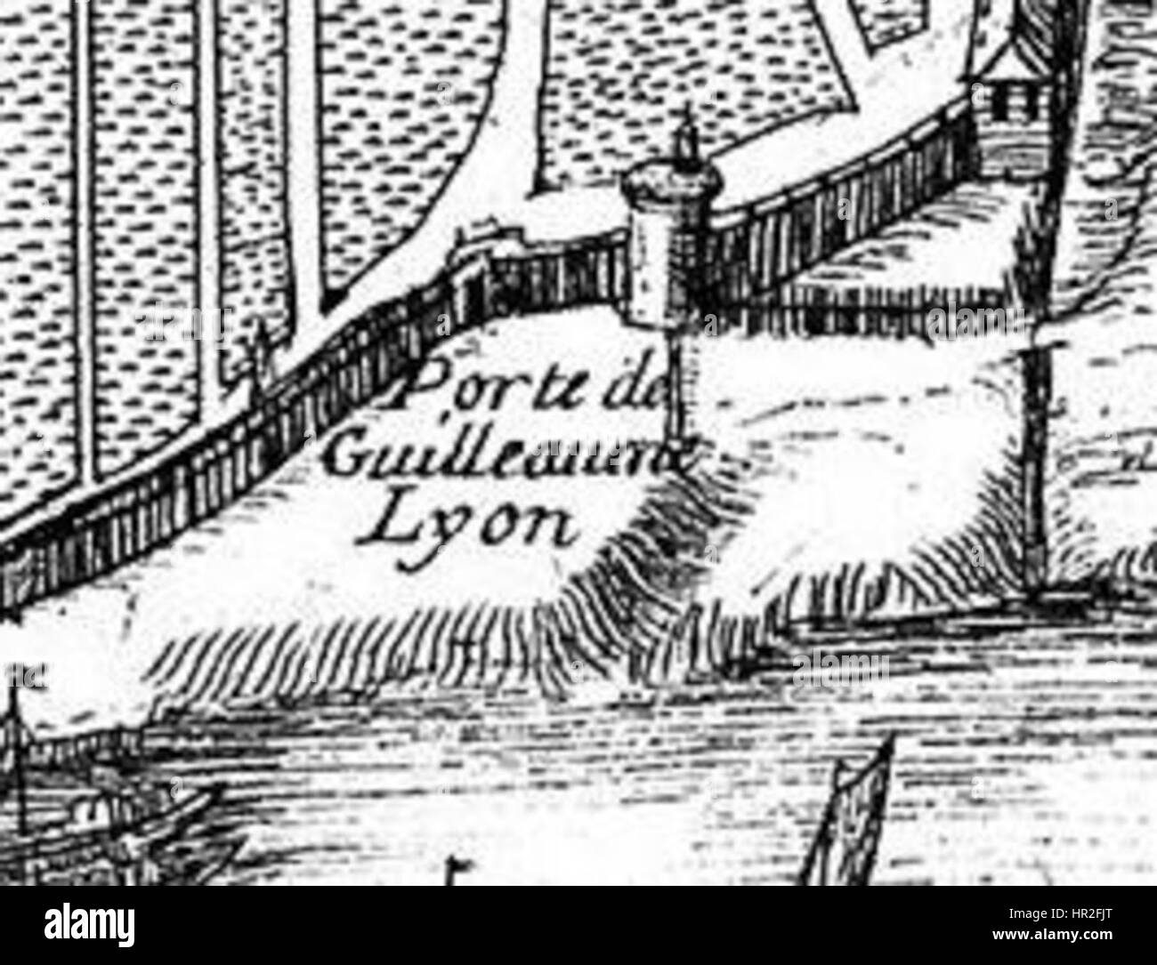 Porte Guillaume Lion Banque D'Images