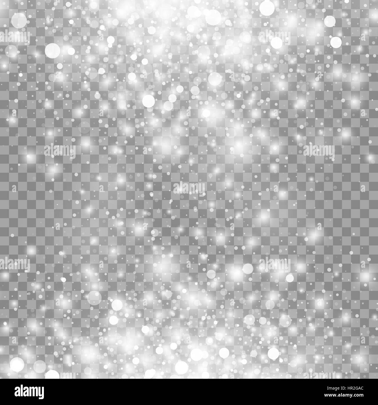 Vector Magic effet lumière lueur blanche isolé sur fond transparent. Élément de design de Noël. Star burst avec sparkles Illustration de Vecteur