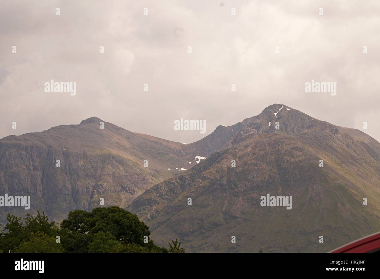 Paysage montagnes Glencoe de Lochs et de vues Banque D'Images