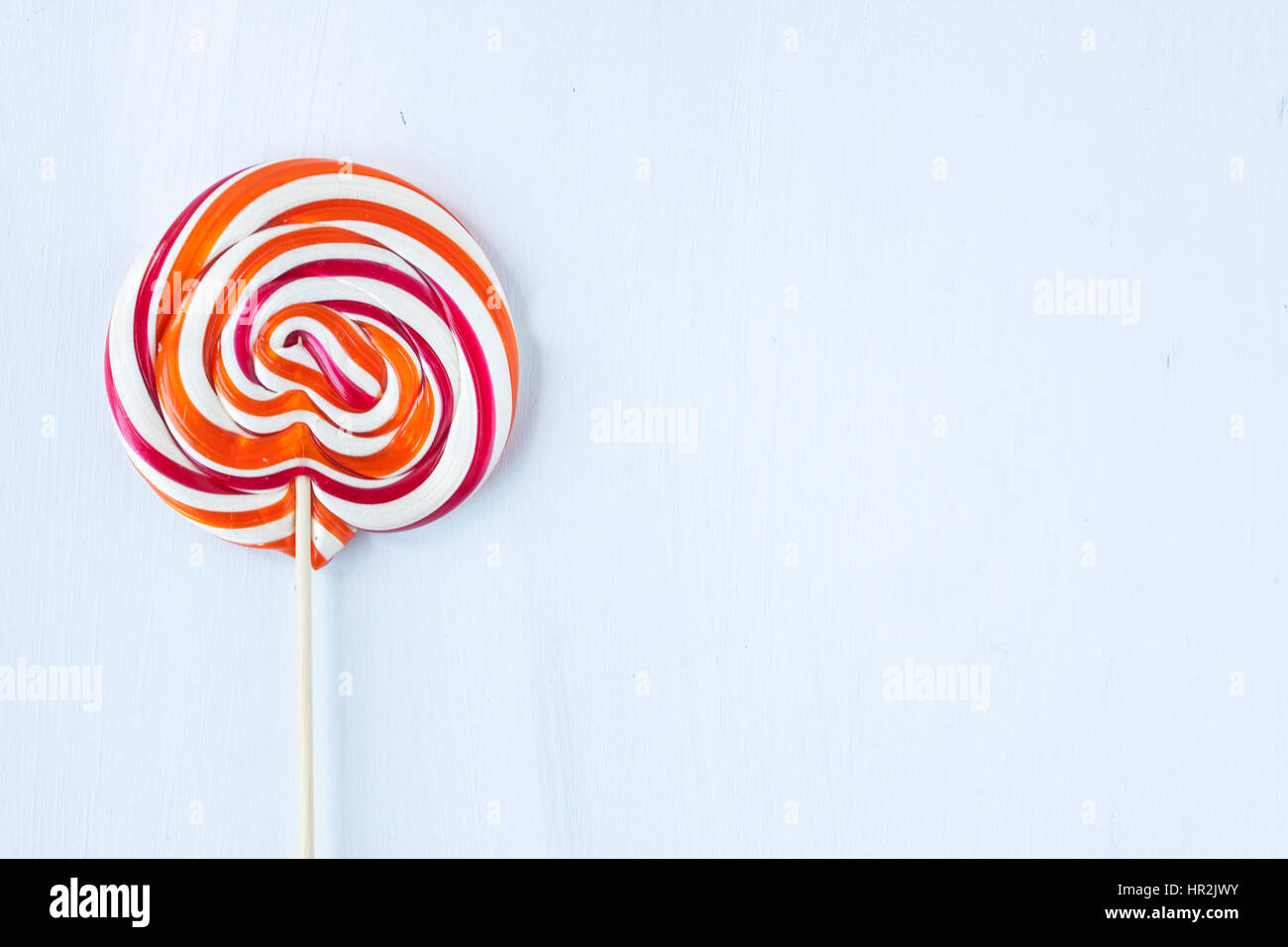 Lollipop sur fond blanc Banque D'Images