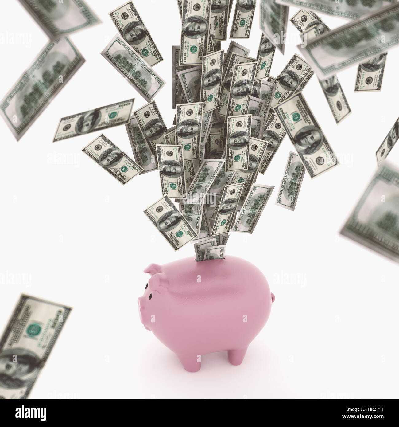 La richesse économique rendu 3D concept Banque D'Images