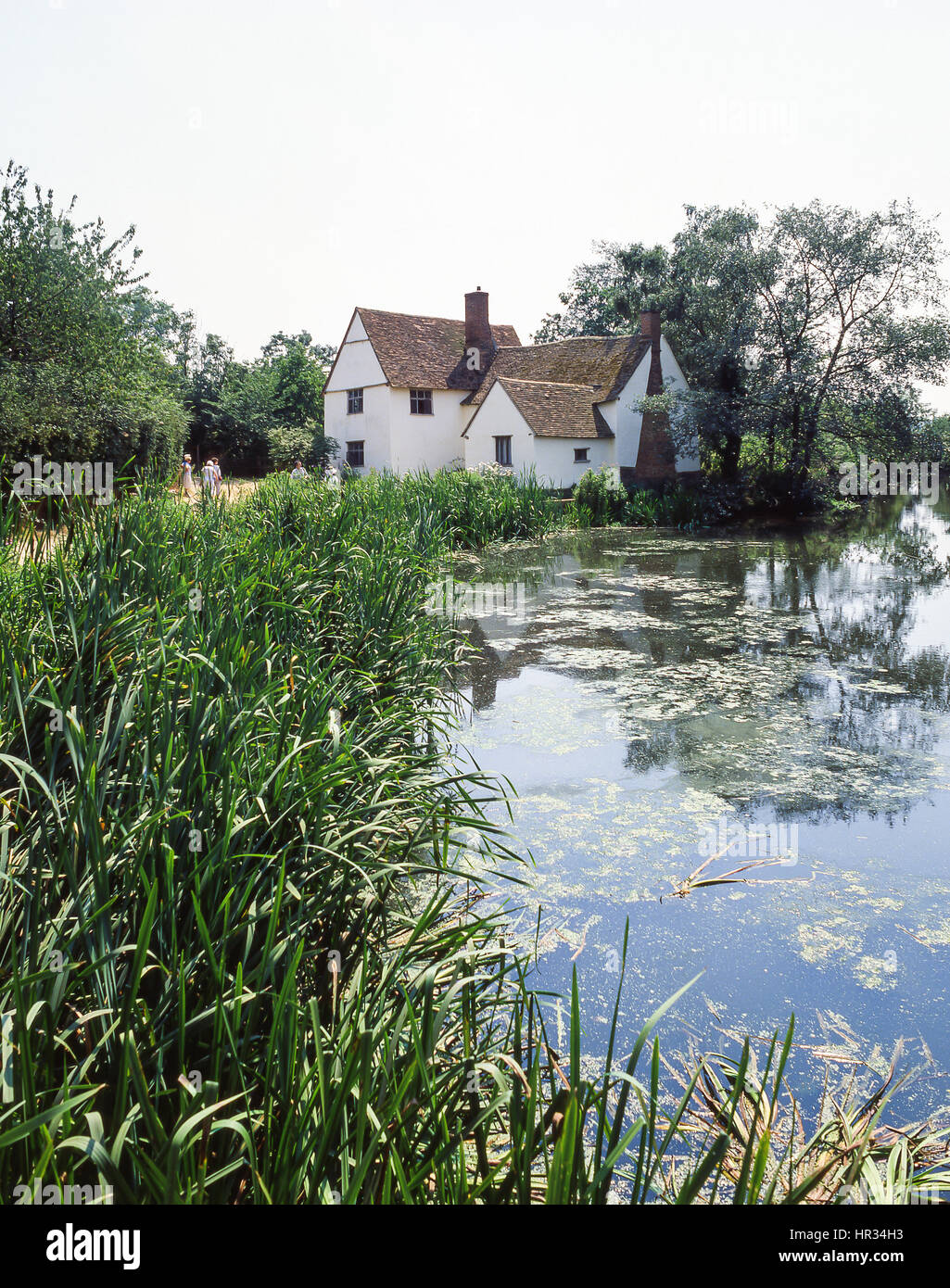 Willy Lott's Cottage, East Bergholt, Flatford, Suffolk, Angleterre, Royaume-Uni Banque D'Images