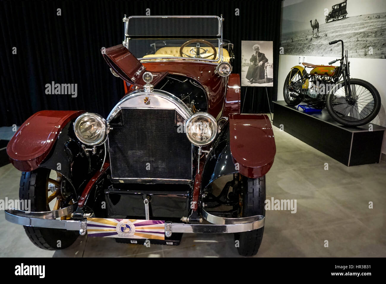 En 1916, Cadillac fait exposé Royal Automobile Museum Banque D'Images