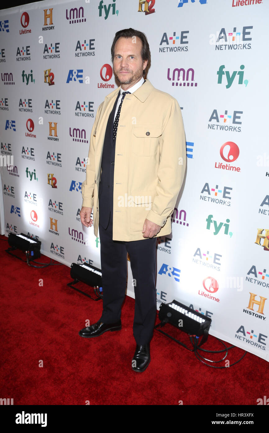 A&E Réseau en direct, New York- Bill Paxton Banque D'Images