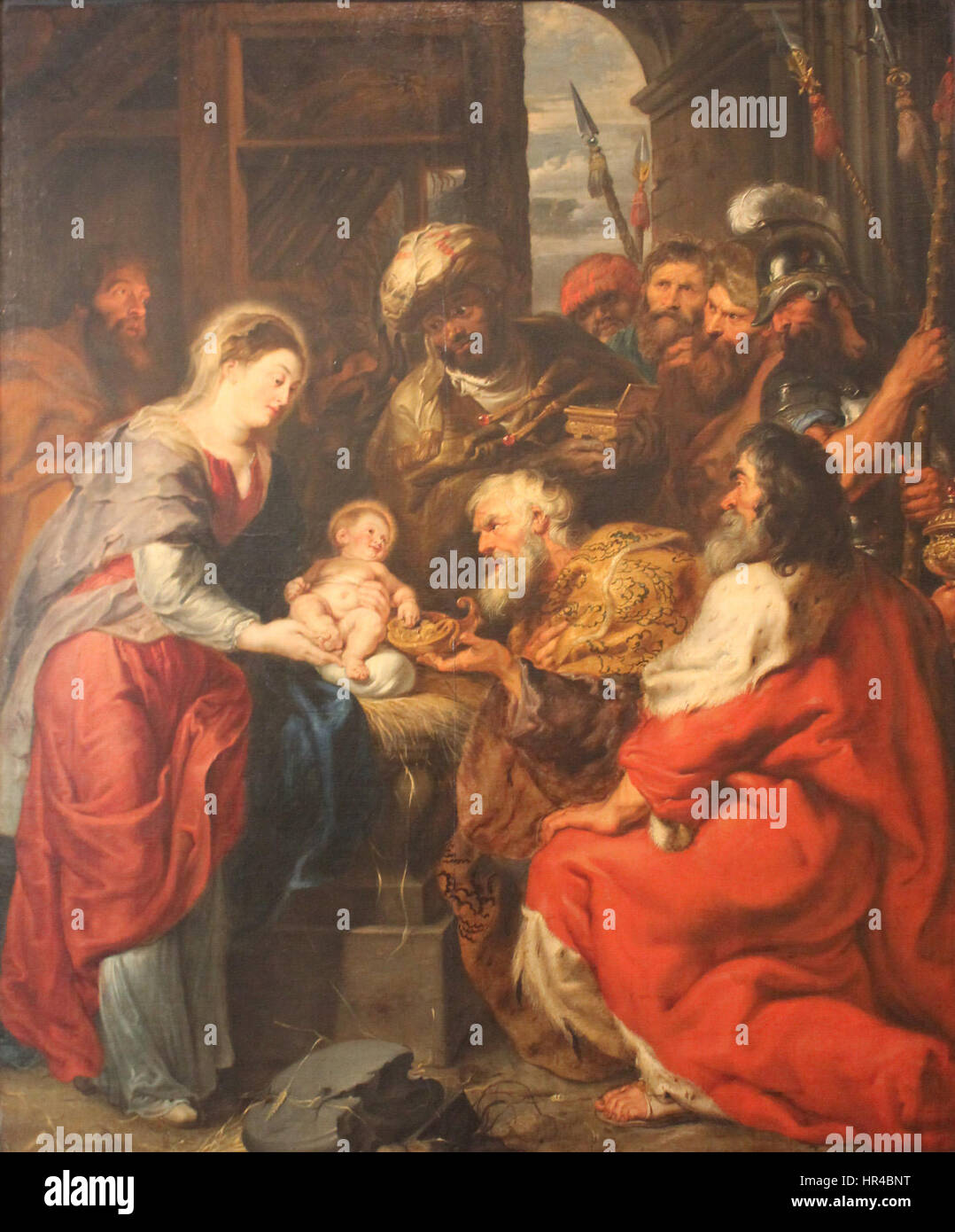 Peter Paul Rubens Adoration des Mages Banque D'Images
