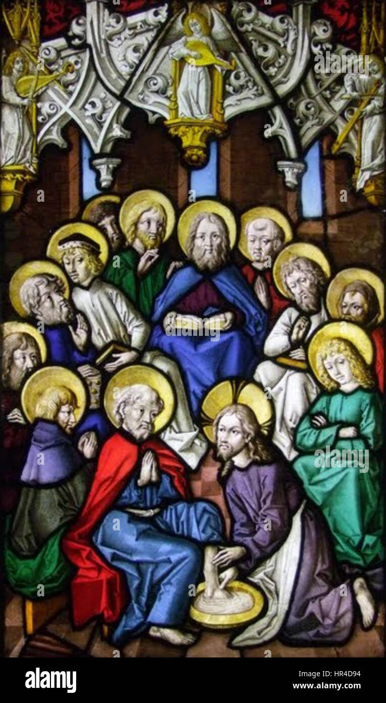 Peter Hemmel von Andlau (Werkstatt) - Fusswaschung Banque D'Images