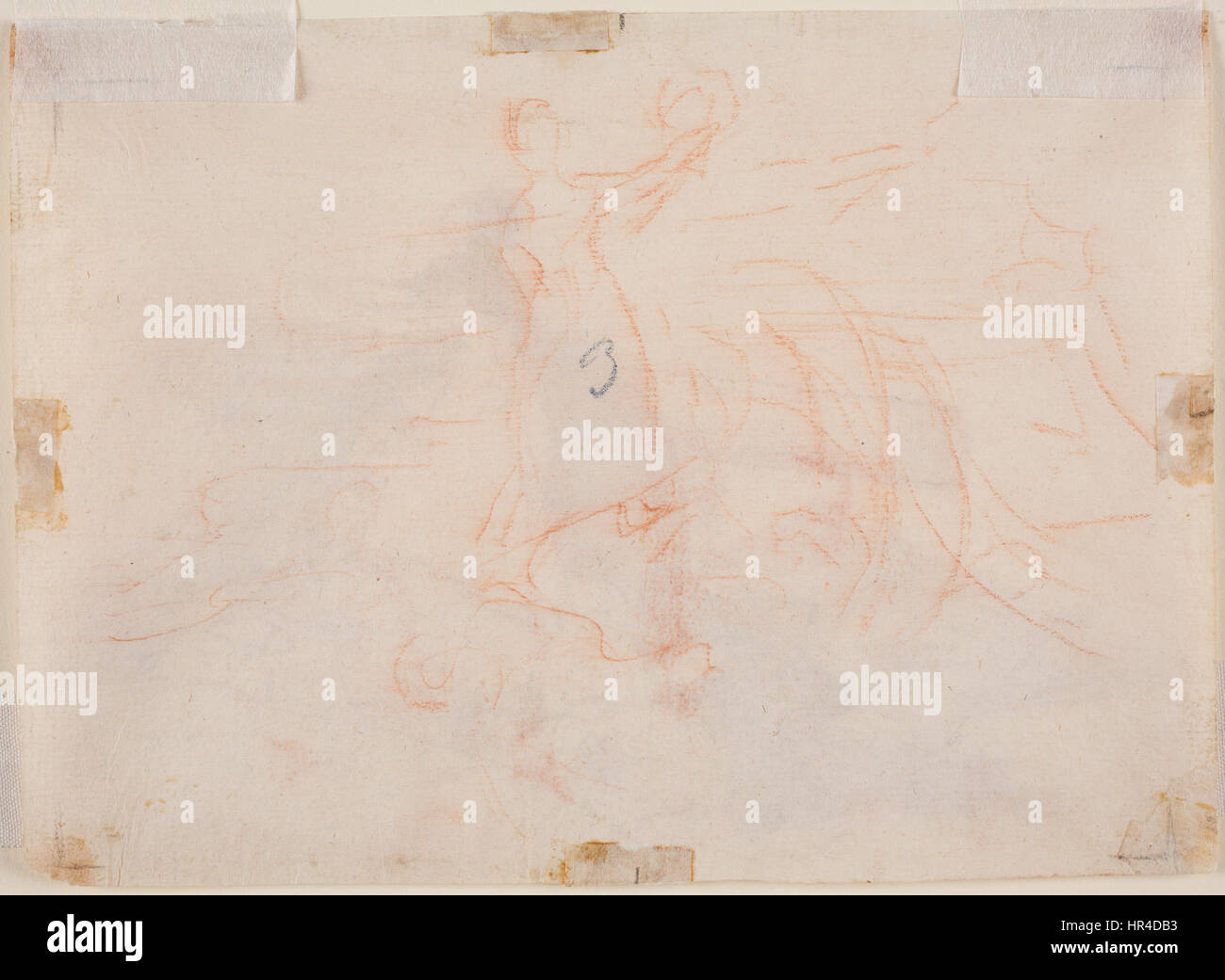 Prado - los Desastres de la guerra - dessin préparatoire - N° 07 (2) - The Valour ! Banque D'Images